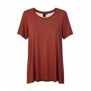 MONA B | Women’s MONA B Reddish Brown Built-In Shirt Over Shirt Style Size Med
